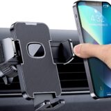 CINDRO Air Car Vent Mount for Car [Military-Grade Hook Clip] Phone Stand [Thick Cases Friendly] Cell Phone Holder for Smartphone, iPhone, Automobile Cradles Universal