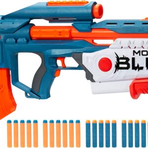 NERF Elite 2.0 Motoblitz Blaster with Scope, Motorized 10-Dart Blasting, Airblitz 6 Darts, Outdoor Toys for 8 Year Old Boys & Girls