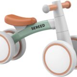 SEREED Baby Balance Bike for 1 Year Old Boys Girls 12-24 Month Toddler, 4 Wheels Toddler First Birthday Gifts