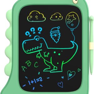 ORSEN LCD Writing Tablet Toddler Toys, 8.5 Inch Doodle Board Drawing Pad Gifts for Kids, Dinosaur Boy Toy Drawing Board Christmas Birthday Gift, Drawing Tablet for Boys Girls 2 3 4 5 6 Years Old-Green